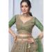 Picture of Marvelous Net Medium Sea Green Lehenga Choli