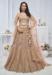 Picture of Sightly Net Rosy Brown Lehenga Choli