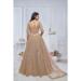 Picture of Sightly Net Rosy Brown Lehenga Choli