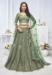 Picture of Good Looking Net Dark Sea Green Lehenga Choli