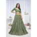 Picture of Good Looking Net Dark Sea Green Lehenga Choli