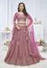 Picture of Enticing Net Rosy Brown Lehenga Choli