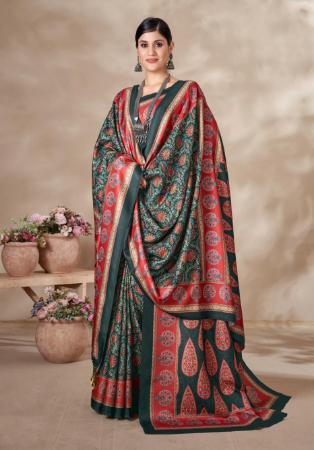 Picture of Ravishing Chiffon Fire Brick Saree