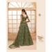 Picture of Fascinating Net Dark Olive Green Lehenga Choli