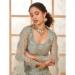 Picture of Graceful Net Grey Lehenga Choli