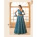 Picture of Good Looking Net Cadet Blue Lehenga Choli