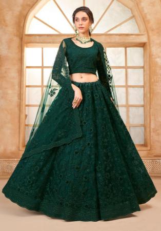 Picture of Enticing Net Dark Slate Grey Lehenga Choli