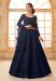 Picture of Marvelous Net Navy Blue Lehenga Choli