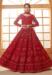 Picture of Superb Net Maroon Lehenga Choli