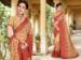 Picture of Stunning Georgette Khaki Saree