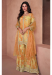 Picture of Ideal Georgette Tan Straight Cut Salwar Kameez