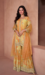 Picture of Ideal Georgette Tan Straight Cut Salwar Kameez