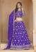 Picture of Beauteous Organza Dark Orchid Lehenga Choli