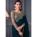 Picture of Pretty Silk Dark Green Saree