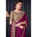 Picture of Shapely Silk Brown Saree