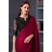 Picture of Sublime Silk Maroon Saree