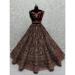 Picture of Shapely Georgette Maroon Lehenga Choli