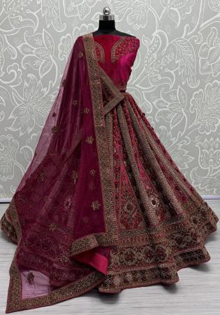 Picture of Exquisite Georgette Maroon Lehenga Choli