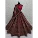 Picture of Exquisite Georgette Maroon Lehenga Choli