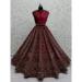 Picture of Exquisite Georgette Maroon Lehenga Choli