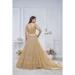 Picture of Comely Net Beige Lehenga Choli