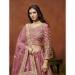 Picture of Pleasing Net Rosy Brown Lehenga Choli