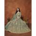 Picture of Radiant Net Dark Sea Green Lehenga Choli