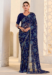 Picture of Grand Georgette Midnight Blue Saree