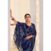 Picture of Grand Georgette Midnight Blue Saree