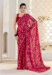 Picture of Superb Georgette Dark Red Saree