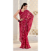 Picture of Superb Georgette Dark Red Saree