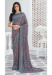 Picture of Beautiful Georgette Slate Grey Saree