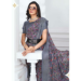 Picture of Beautiful Georgette Slate Grey Saree