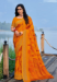 Picture of Comely Chiffon Dark Orange & Dark Orange Saree