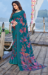 Picture of Taking Chiffon Teal Saree