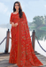 Picture of Enticing Chiffon Indian Red Saree