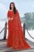 Picture of Enticing Chiffon Indian Red Saree