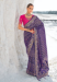 Picture of Sublime Georgette Purple Saree