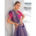 Picture of Sublime Georgette Purple Saree