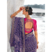 Picture of Sublime Georgette Purple Saree