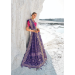 Picture of Sublime Georgette Purple Saree