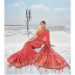 Picture of Stunning Georgette Indian Red Saree