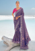 Picture of Pretty Georgette Purple Saree