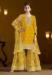 Picture of Amazing Chiffon Orange Straight Cut Salwar Kameez