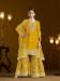 Picture of Amazing Chiffon Orange Straight Cut Salwar Kameez