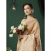 Picture of Resplendent Linen Burly Wood Saree