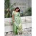 Picture of Delightful Silk Dark Sea Green Saree