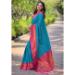 Picture of Comely Silk Teal Saree