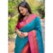 Picture of Comely Silk Teal Saree