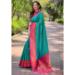 Picture of Bewitching Silk Dark Cyan Saree